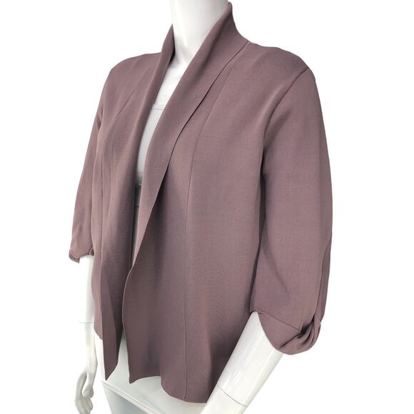 Donna Karan New York Womens Size L Open Front Cardigan Rib Knit - Picture 4 of 16